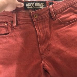 Akoo men’s salmon jeans